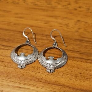 Sterling Silver Phoenix Earrings